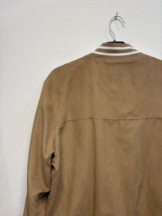 Cazadora Vintage Bomber Mango Suede 2000s Y2K