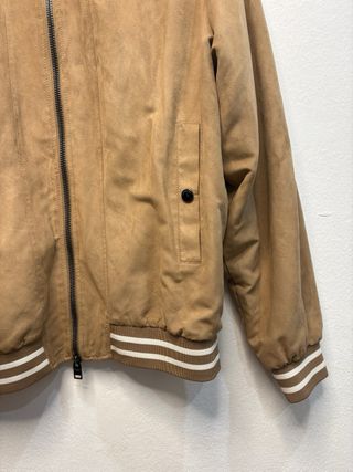 Cazadora Vintage Bomber Mango Suede 2000s Y2K