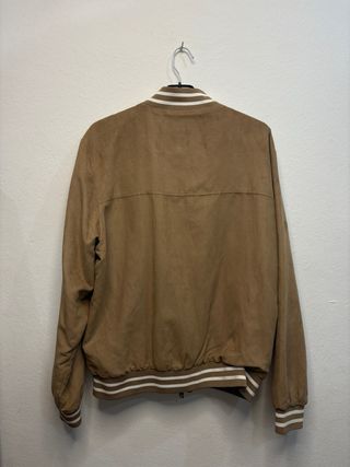 Cazadora Vintage Bomber Mango Suede 2000s Y2K