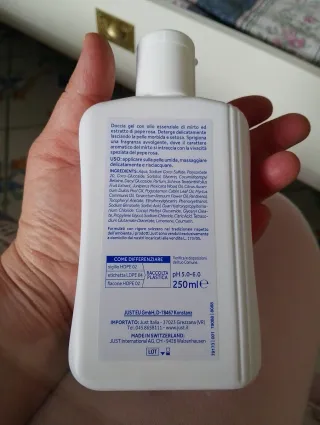 Doccia Gel Just Mirto e Pepe Rosa