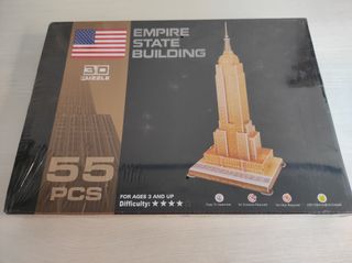Puzzle 3D Empire State Building 55 Piezas