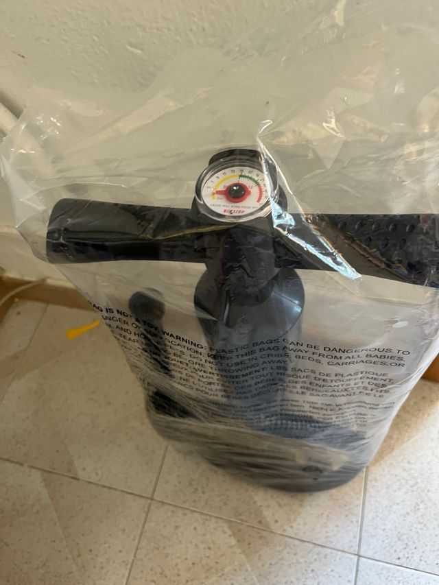 Inflador Bomba de Aire para Pádel con Manómetro