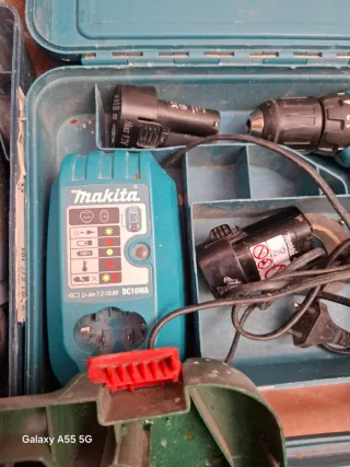 Taladro Makita y Radial Bosch