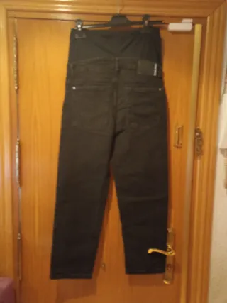 Pantalón premamá negro talla S