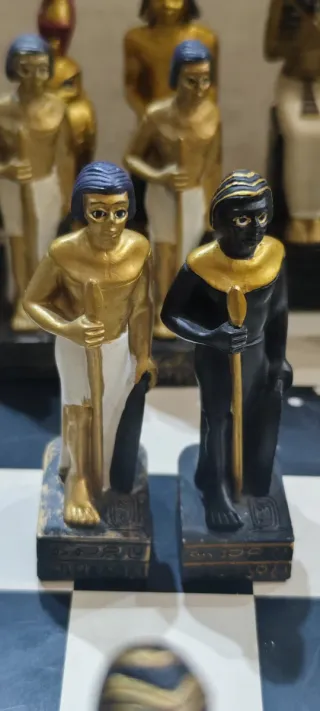 Ajedrez Egipcio Figuras Coleccionables