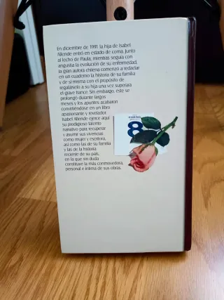 Libro de lectura " Paula " Isabel Allende