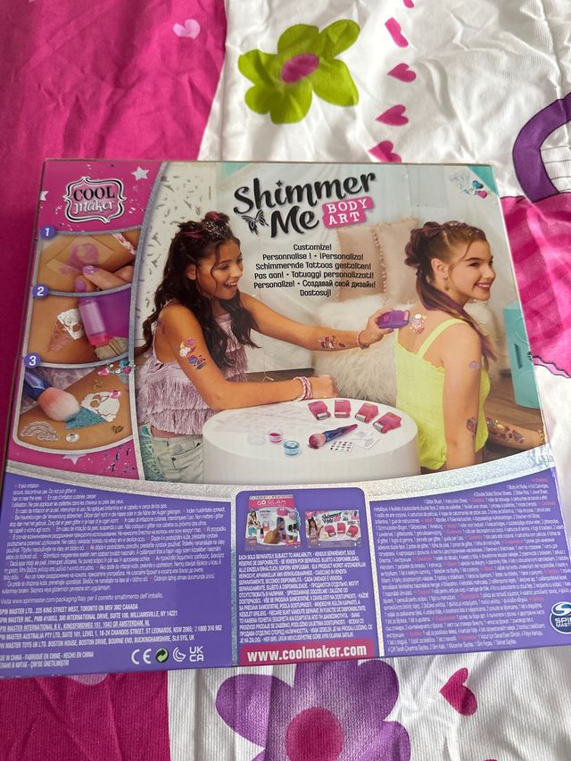 Cool Maker Shimmer Me Body Art Tatuajes Brillantes