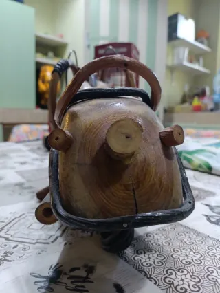 Moto Decorativa Legno Artigianale