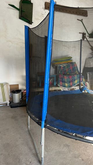 Cama elástica para saltar