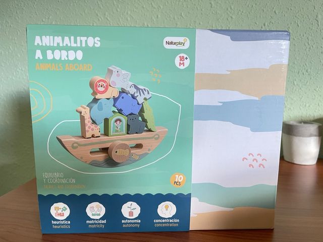 Juego de Equilibrio Naturplay Animalitos a Bordo