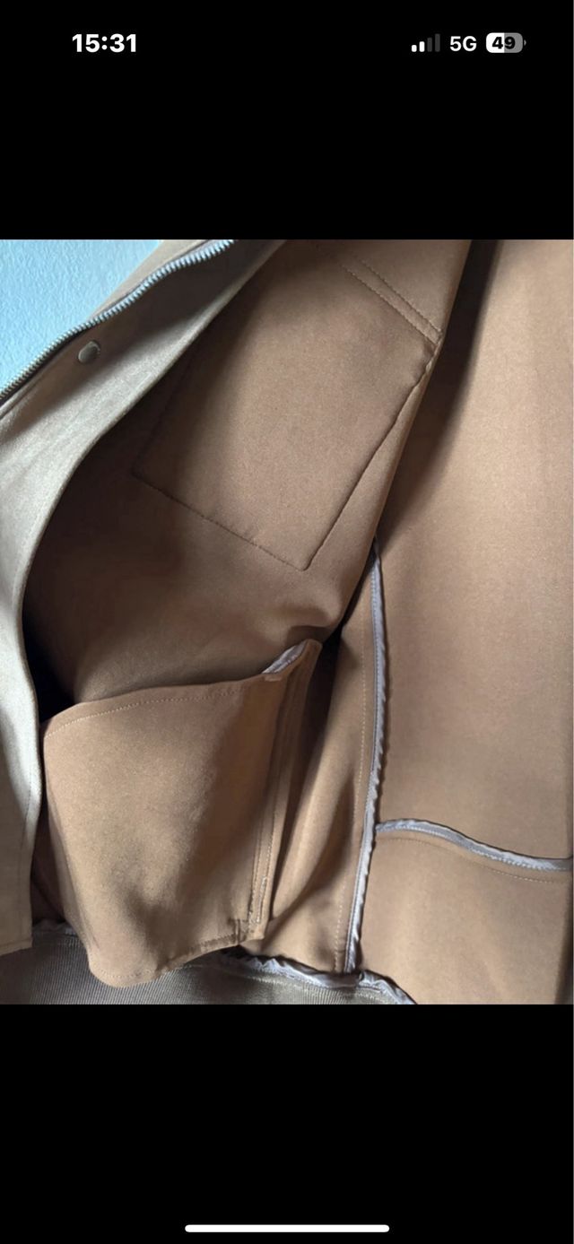 Chaqueta Zara Hombre Marrón