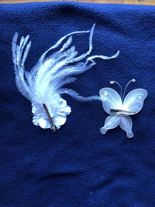 Fermagli capelli/decorazioni abiti bianchi