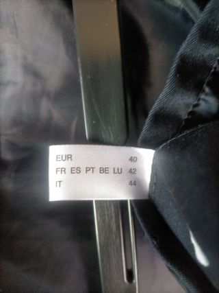 Gabardina azul marino