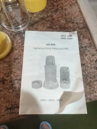 Tritatutto e Frullatore Nuovo