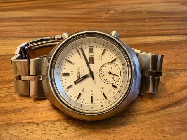 SEIKO 6139-7100 Helmet Cronógrafo Automático