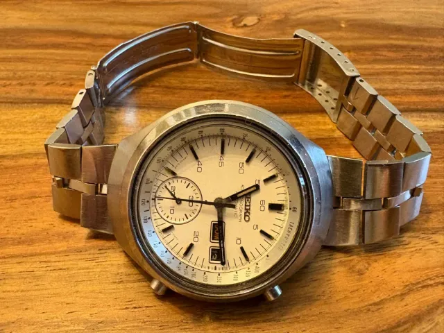 SEIKO 6139-7100 Helmet Cronógrafo Automático