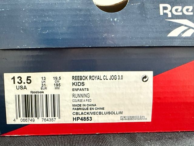 Zapatillas Reebok Niño Azul y Verde