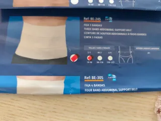 Faja Abdominal Orliman 3 Bandas  Beige