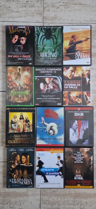 Venta de dvd's, se venden por separado o por lotes
