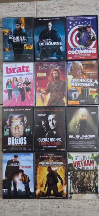 Venta de dvd's, se venden por separado o por lotes