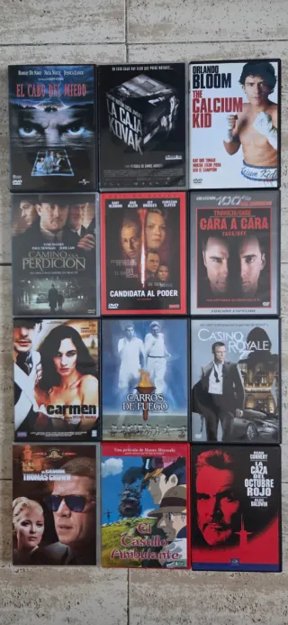 Venta de dvd's, se venden por separado o por lotes