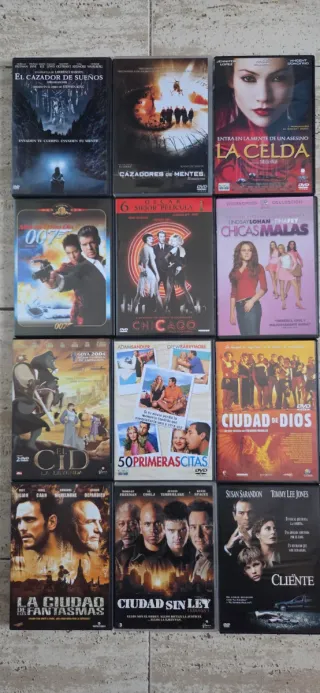 Venta de dvd's, se venden por separado o por lotes