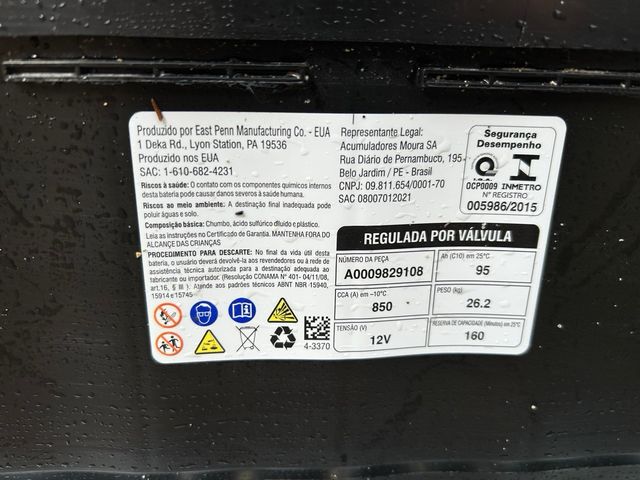 Batería Mercedes A 000 982 91 08 AGM 95 ah