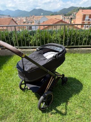 Carro Bebé Cybex PriamNegro+silla Coche+COSSAS ADD