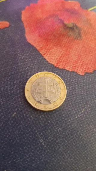 1 Euro Eslovaquia 2009 Cruz de Caravaca