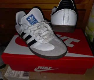 Zapatillas Adidas Samba Blancas y Negras