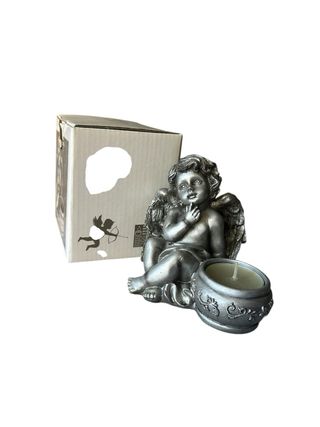 Portacandele Angelo Cherubino Stile Barocco