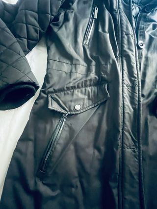 Chaquetón acolchado negro buena calidad
