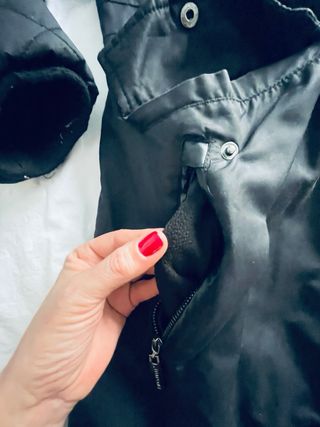 Chaquetón acolchado negro buena calidad