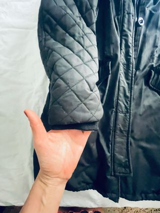 Chaquetón acolchado negro buena calidad