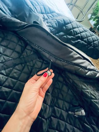 Chaquetón acolchado negro buena calidad