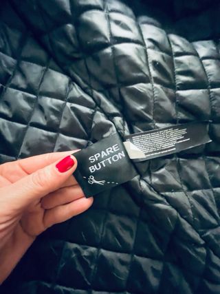 Chaquetón acolchado negro buena calidad