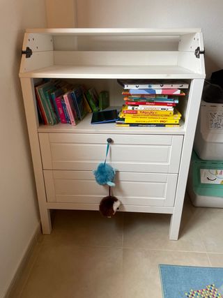 Cómoda cambiador SUNDVIK blanca