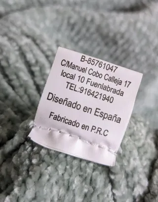 JERSEY VERDE-GRIS DE MODA IMPRESION