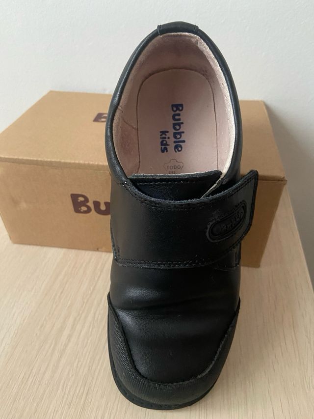 Zapatos Bubble kids niño negro. Talla 34