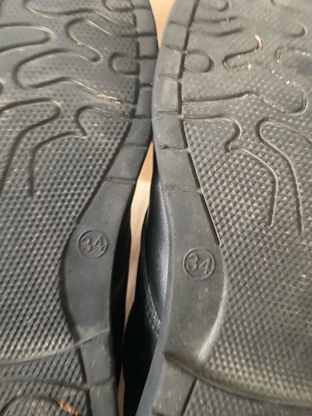 Zapatos Bubble kids niño negro. Talla 34