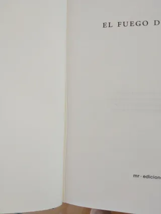 Libro "El fuego del cielo"