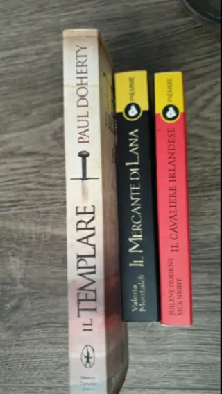 Tre libri "Il templare", ecc
