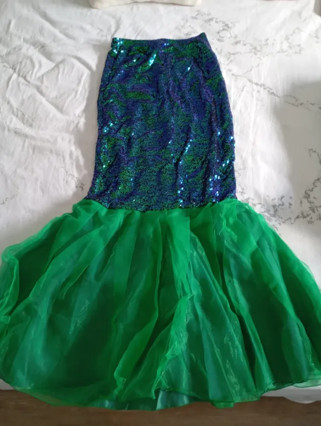 Falda lentejuelas Sirenita Talla Única