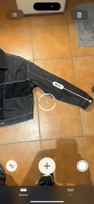 Chaqueta vaquera Bershka negra M