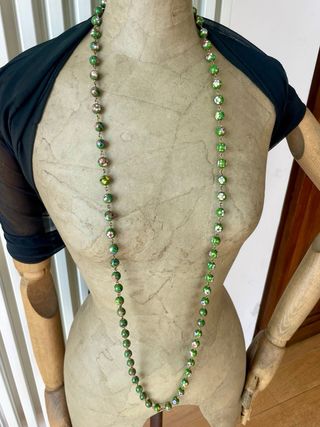 Collana vintage perle Cloisonné