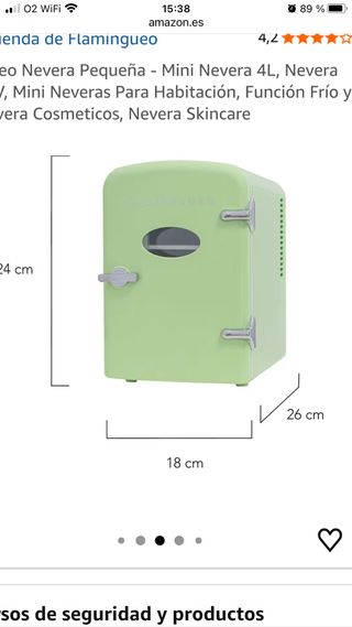 Mini nevera 4L 12V/220V