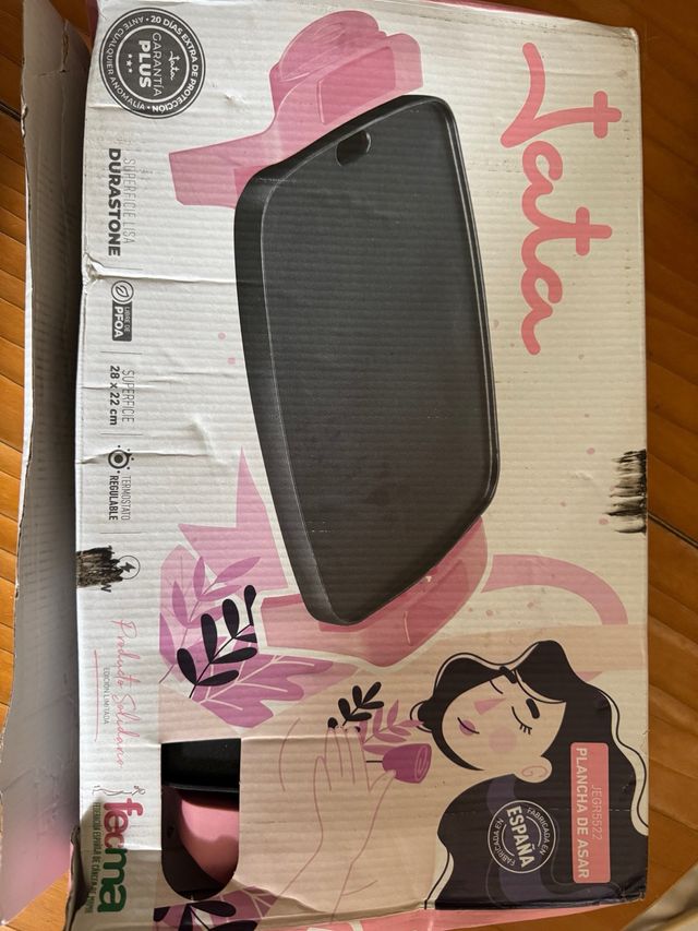 Plancha de asar Jata Durastone 28x22cm