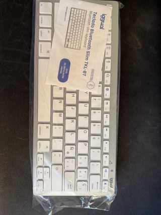 Teclado Bluetooth TKL-BT Plata Estilo Apple
