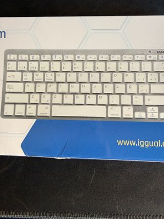 Teclado Bluetooth TKL-BT Plata Estilo Apple