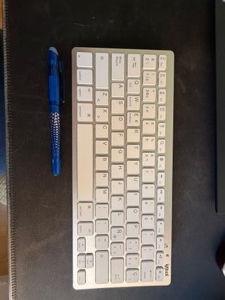 Teclado Bluetooth TKL-BT Plata Estilo Apple